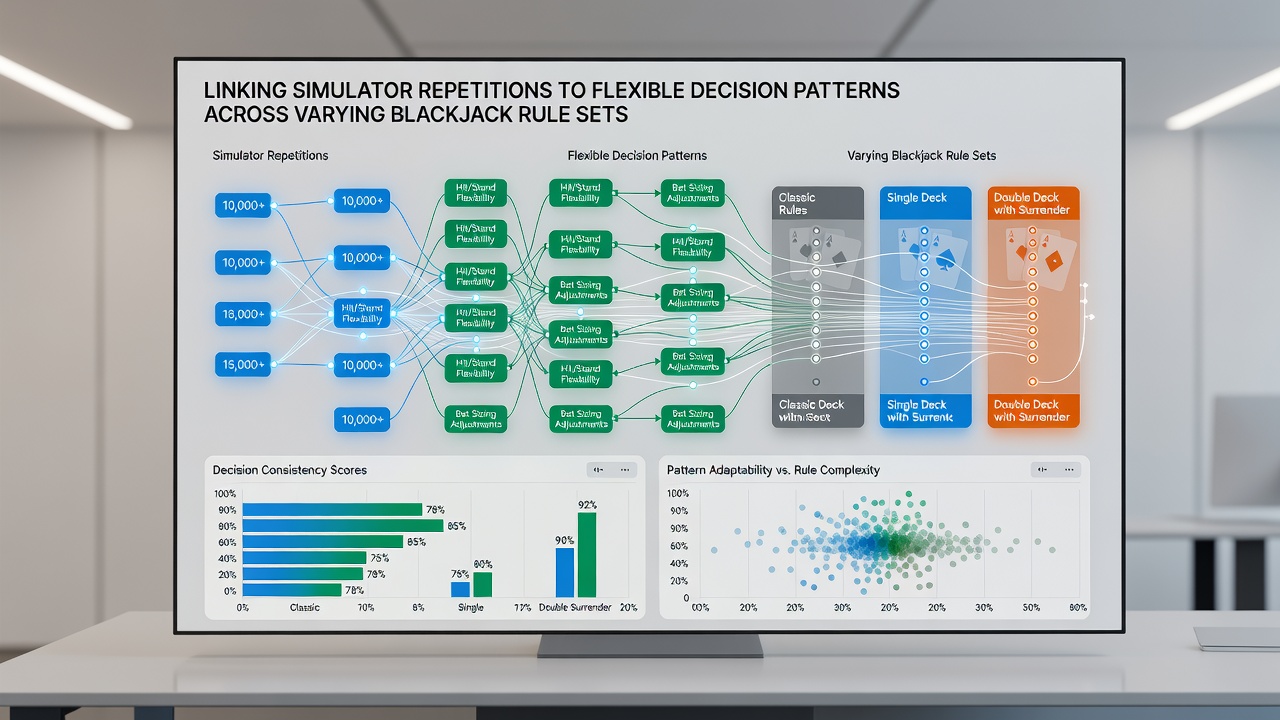 Anpassung von Blackjack-Strategien in Simulator-Umgebungen